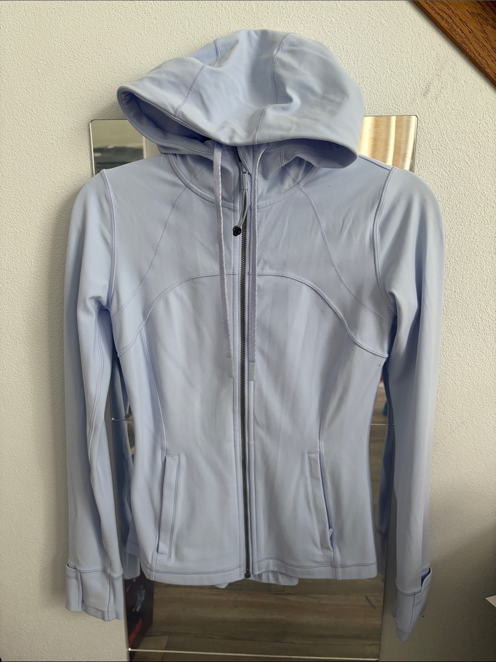 lululemon athletica Define Light Blue Full-Zip Hooded Jacket - Picture 3 of 11